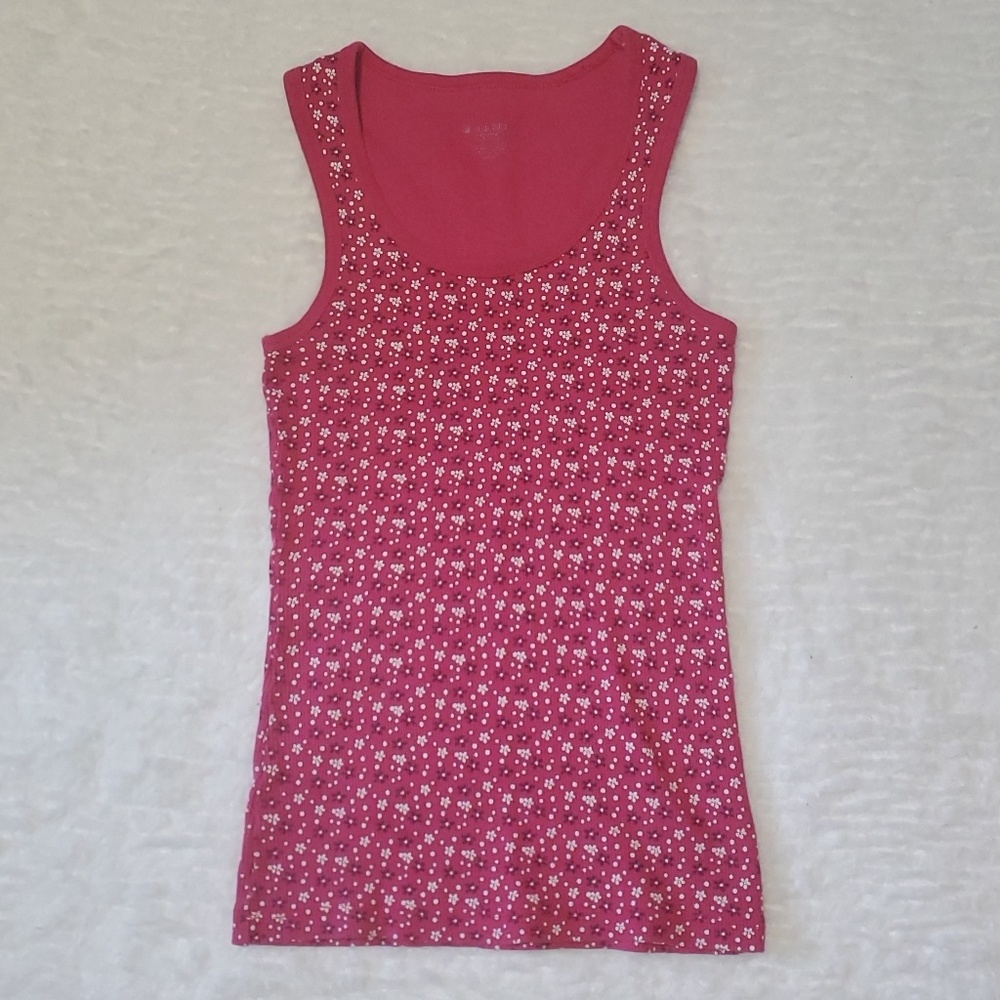 No Boundaries Dots & Flowered Tank